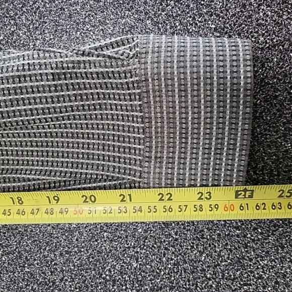 Mondo di Marco Men's Shirt Size L Gray Patterned Button-Up Long Sleeve - Picture 12 of 12